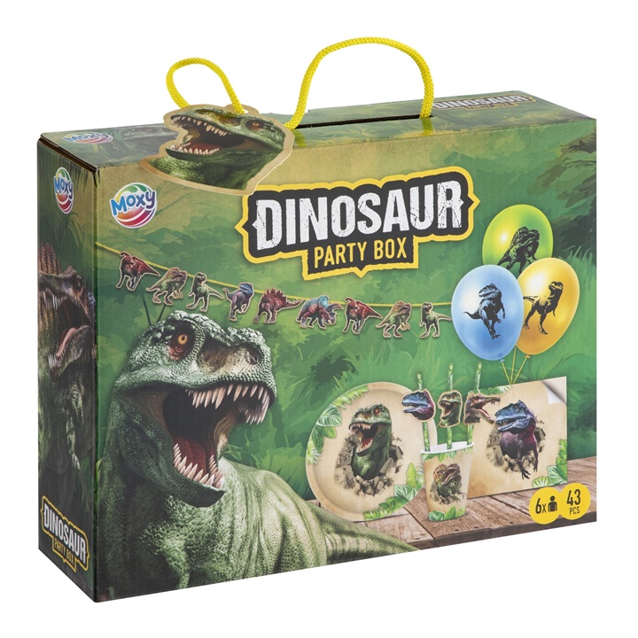 Set de petrecere pentru copii cu tema dinozaurilor 43 buc