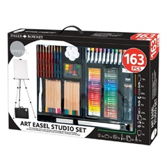 Set de pictura mare Daler-Rowney cu sevalet - 163 piese