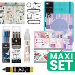 Set de scris Bullet Journal - tonuri reci