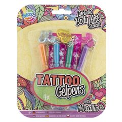 Set de stilouri gel pentru tatuaje metalice | Diverse seturi