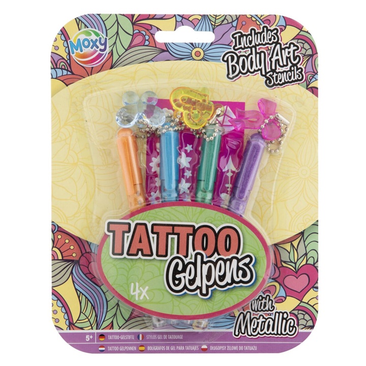 Set de stilouri gel pentru tatuaje metalice | Diverse seturi
