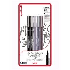 Set de UNI PIN markere fineliner Flow and Flourish 5 buc