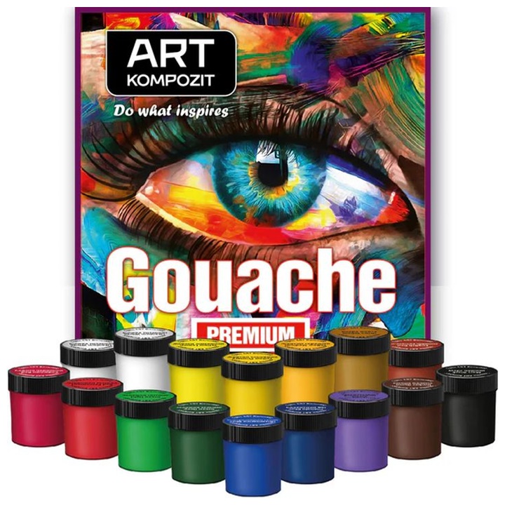 Set de vopsea guașă compozită Premium ART