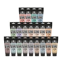 Set de vopsele acrilice compozite ACRYL PRO Pastel