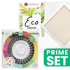 Set de vopsele acrilice Nassau și pânză ARTMIE Eco 30x30
