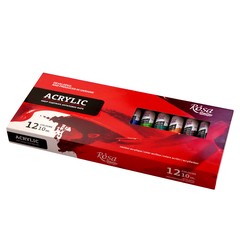 Set de vopsele acrilice ROSA STUDIO | 12x10 ml