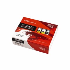 Set de vopsele acrilice ROSA STUDIO | 12x20 ml