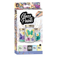 Set de vopsele de sticlă cu pensulă 5x20 ml