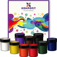 Set de vopsele Gouache Classic de Kompozit