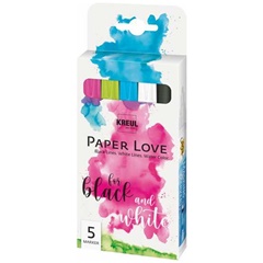 Set markere KREUL Paper Love 5 buc