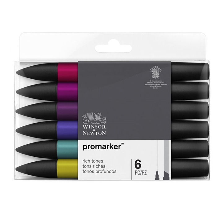 Set markere Winsor & Newton Promarker - nuanțe bogate