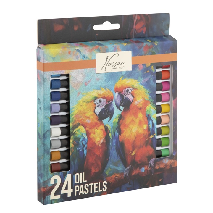 Set pastel de ulei Nassau 24 buc