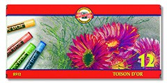 Set pasteluri uscate Toison D OR Koh-i-noor 12-piese