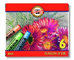 Set pasteluri uscate Toison D OR Koh-i-noor 6-piese