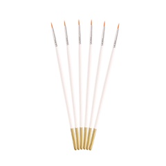 Set pensule pentru contur - 6 piese | dimensiuni diferite