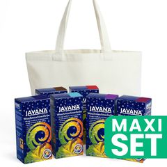 Set Retro Batik - 6 nuanțe + sac de bumbac