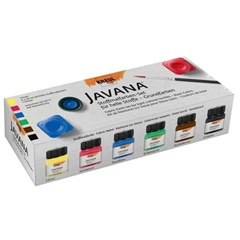 Setul vopsea textila JAVANA Basic Colors 6x20 ml