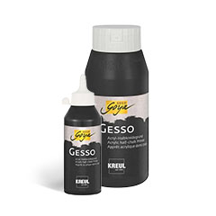 Solo Goya Gesso Primer negru - KREUL - alege | volume diferite