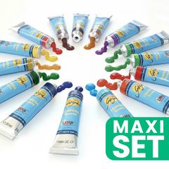 Solo Goya Retro Tempera Paint Set - 15 nuanțe