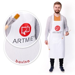 Șorț de bumbac ARTMIE - alb