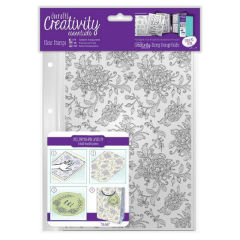 Ștampile acrilice Floral Background A5