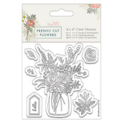 Ștampile acrilice Freshly Cut Flowers - set 6 produse