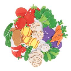 Stickere din spumă | Legume, 44 buc