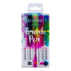 Stilouri pentru acuarelă Ecoline Brush Pen Primary  | Set de 5 bucăți