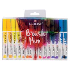 Stilouri pentru acuarelă Ecoline Brush Pen  | Set de 30 de bucăți