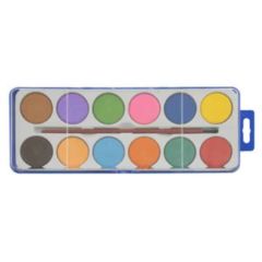 Tabletă de vopsea 12pcs cu perie