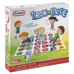 Throw & Move Twister-Style Activity Game by GRAFIX 