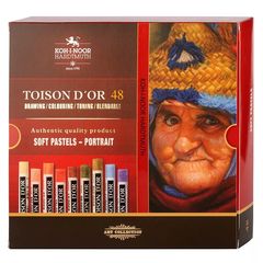 Toison D'Or Pastel moale PORTRAIT / 48 buc