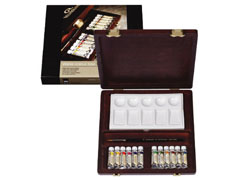 Valiză set / Culoare acuarel REMBRANDT Traditional BOX 12x5ml