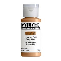 Vopsea acrilică fluidă iridescentă GOLDEN 30 ml | Diverse culori