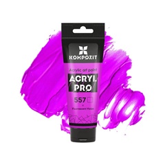 Vopsea acrilică fluorescentă ACRYL PRO ART KOMPOZIT 75 ml | nuanțe diferite