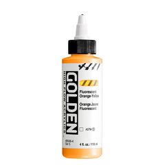 Vopsea acrilică fluorescentă GOLDEN High Flow 118 ml | Diverse nuanțe