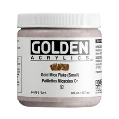 Vopsea acrilică GOLDEN Heavy Body Mica Flake | Diverse culori