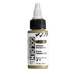 Vopsea acrilică iridescentă GOLDEN High Flow 30 ml | Diverse nuanțe