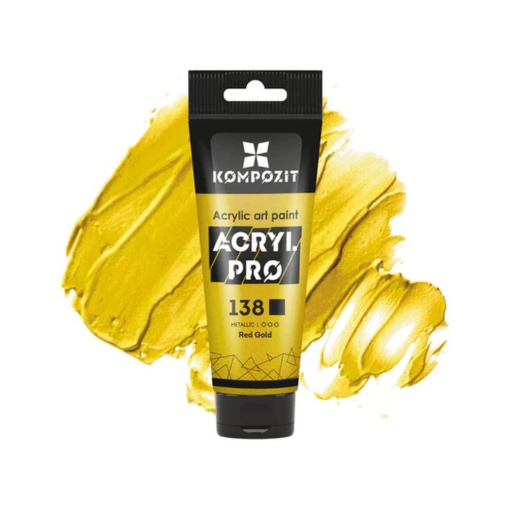 Vopsea acrilică metalică ACRYL PRO ART Composite 75 ml | nuanțe diferite