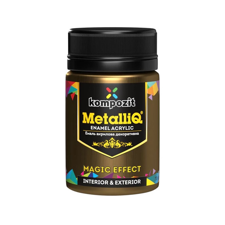 Vopsea acrilică MetalliQ Kompozit cu efect metalic 70g | Diverse nuanțe