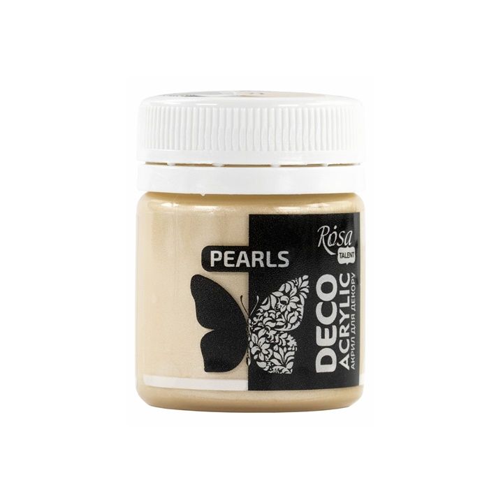 Vopsea decorativă acrilică ROSA TALENT Pearl 20 ml | Diverse nuanțe