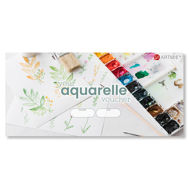 Voucher cadou pentru pasionații de acuarelă